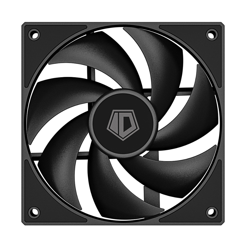 พัดลมเคส ID-Cooling AF-125 Black & White 120mm. 4pin PWM 2,000RPM