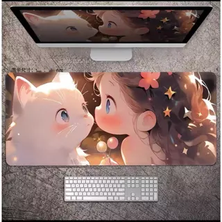 แผ่นรองเม้าส์ 80x30x3 ซม. แผ่นรองเม้าส์ลายการ์ตูน Mouse Pad แผ่นรองเมาส์ ที่รองเมาส์