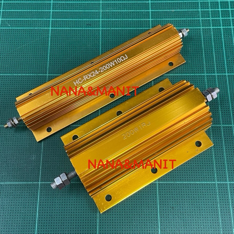 Resistor อลูมิเนียม RX24 200W  1 OHM 10 OHM มีสินค้า พร้อมส่ง