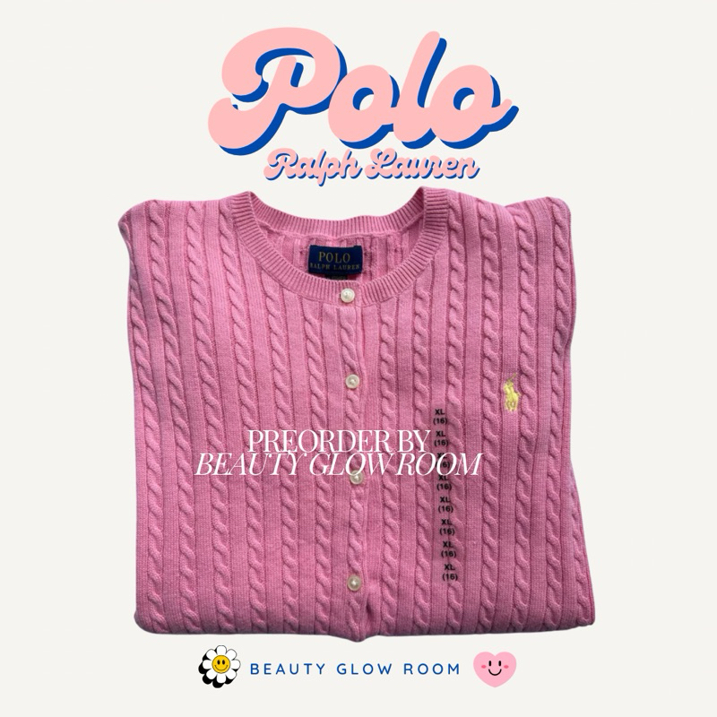 Girly cardigan Polo Ralph Lauren (Girl) คาร์ดิแกน cardigan polo