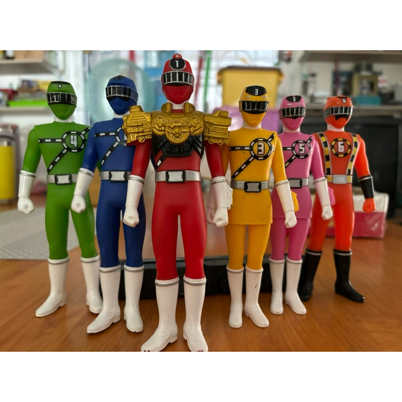 Model Figures Sentai Soft ขบวนการ 5 สี