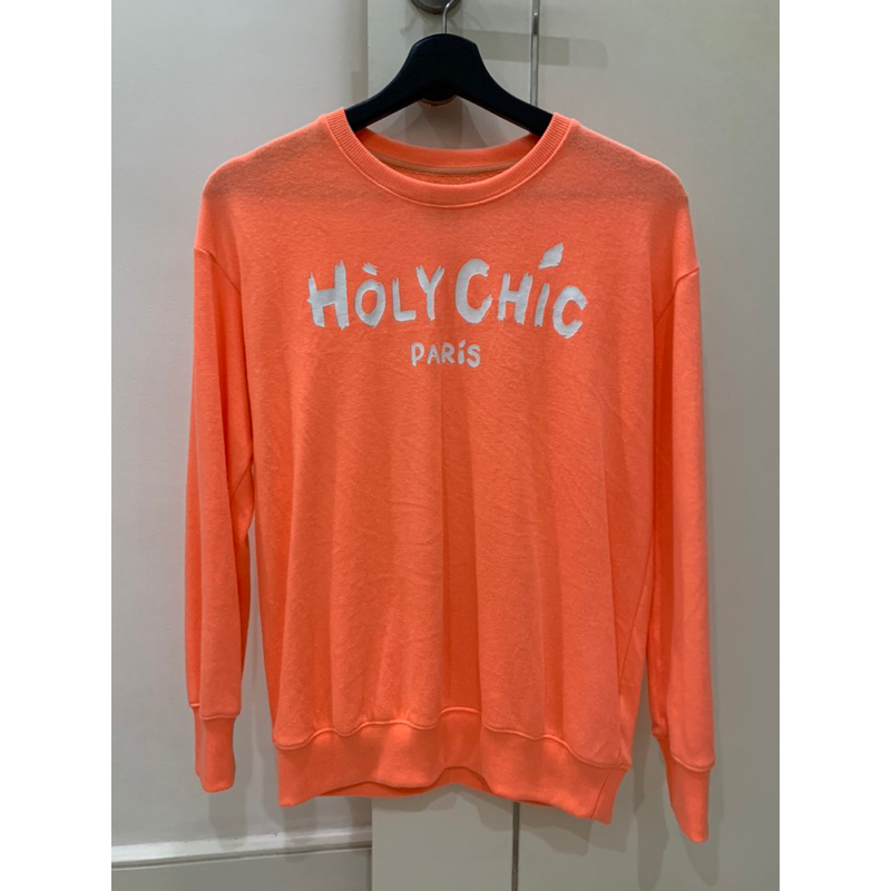 (ส่งต่อมือ 2) เสื้อแขนยาวสีส้มสดใส ยี่ห้อ IZZUE