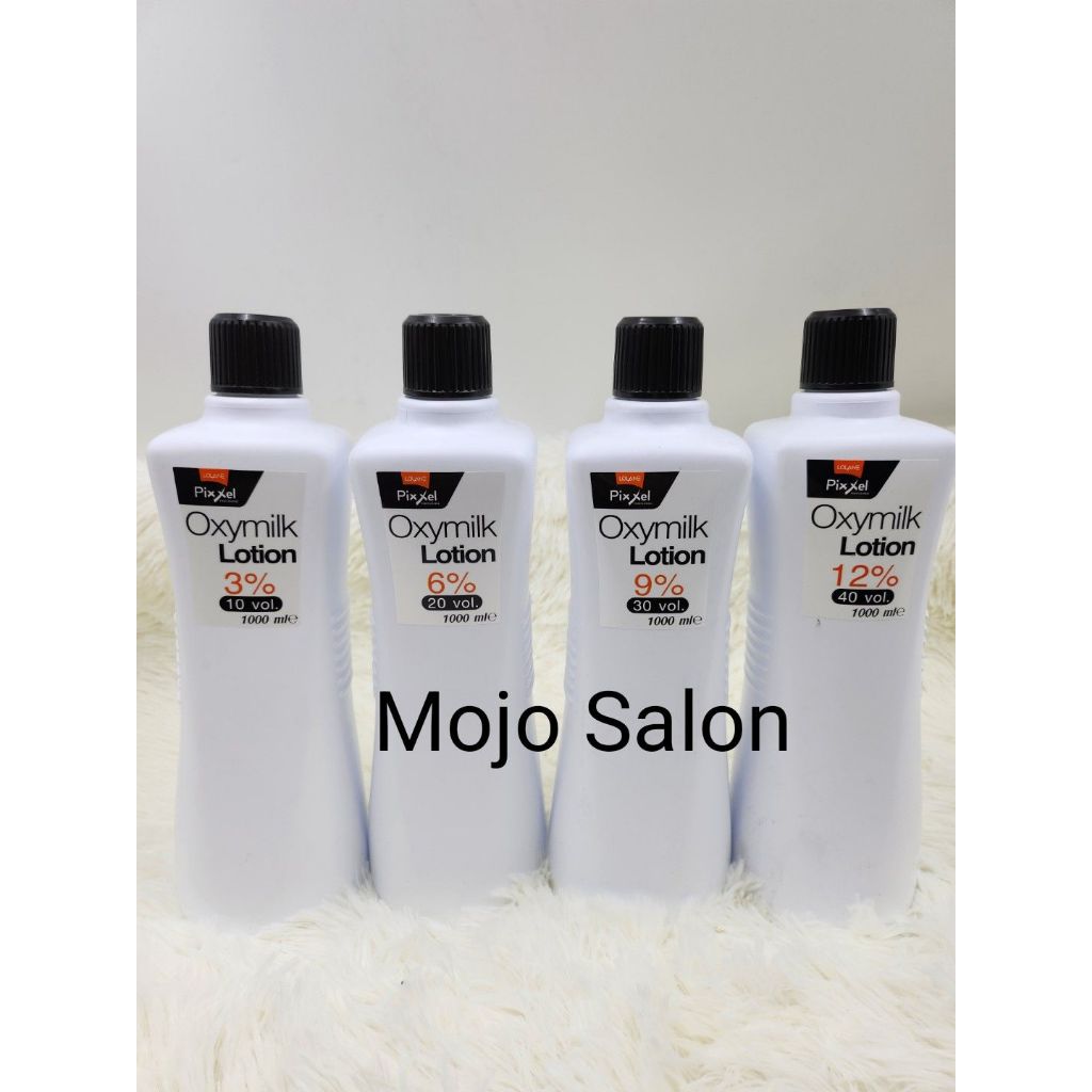 Lolane Pixxel Oxymilk Lotion โลแลน พิกเซล ออกซี่มิลค์ โลชั่น 1000มล.ไฮโดรเจน ผสมทำสี