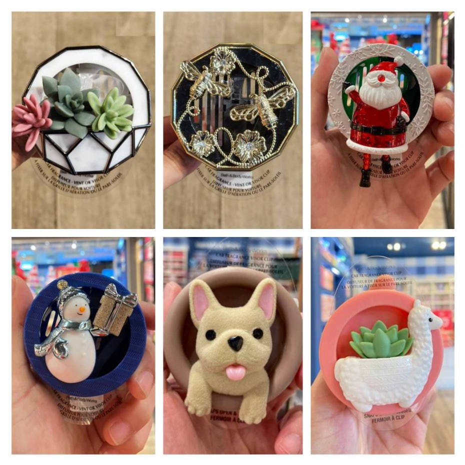 ของแท้/พร้อมส่ง Bath and Body Works Car Fragrance Holder เคสใส่น้ำหอมติดรถยนต์