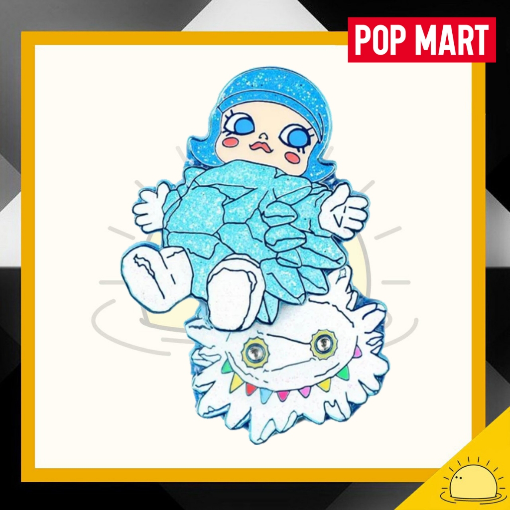 POP MART Molly x Instinctoy Enamel Pin Badge - Ice Liquid