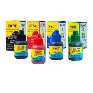 หมึกเติมปากกาไวท์บอร์ด Pilot ไร้กลิ่น 27cc. รุ่น WBMA-R (ราคาต่อ 1 ขวด)
