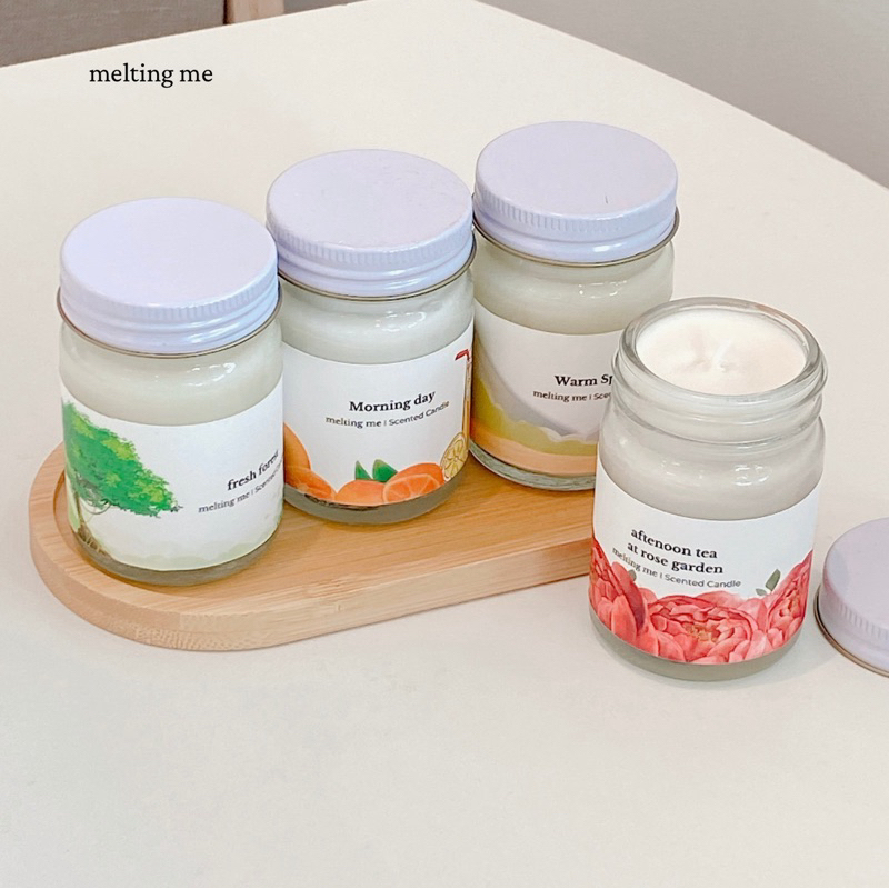 melting me : melting me Candle เทียนหอมไขถั่วเหลือง 50 g.
