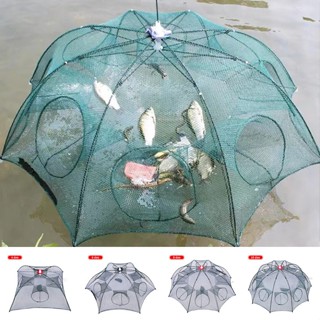 (4/6/8/10ช่อง) ตาข่ายดักปลา ที่ดักกุ้ง ดักปลา มุ้งกุ้งฝอย อุ…