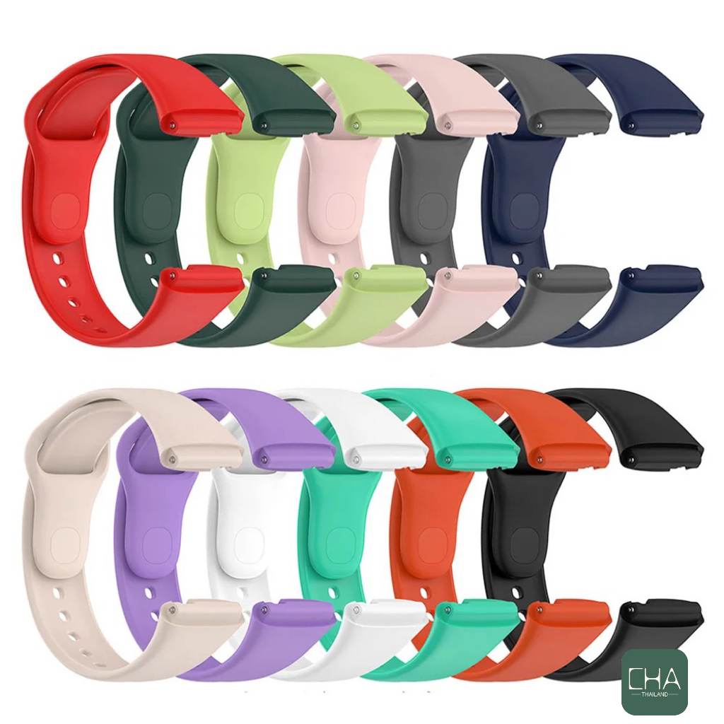 สายซิลิโคน สำหรับ Redmi Watch 3 Active / Lite สายรัดข้อมื กีฬาแบบถอดเปลี่ยนได้