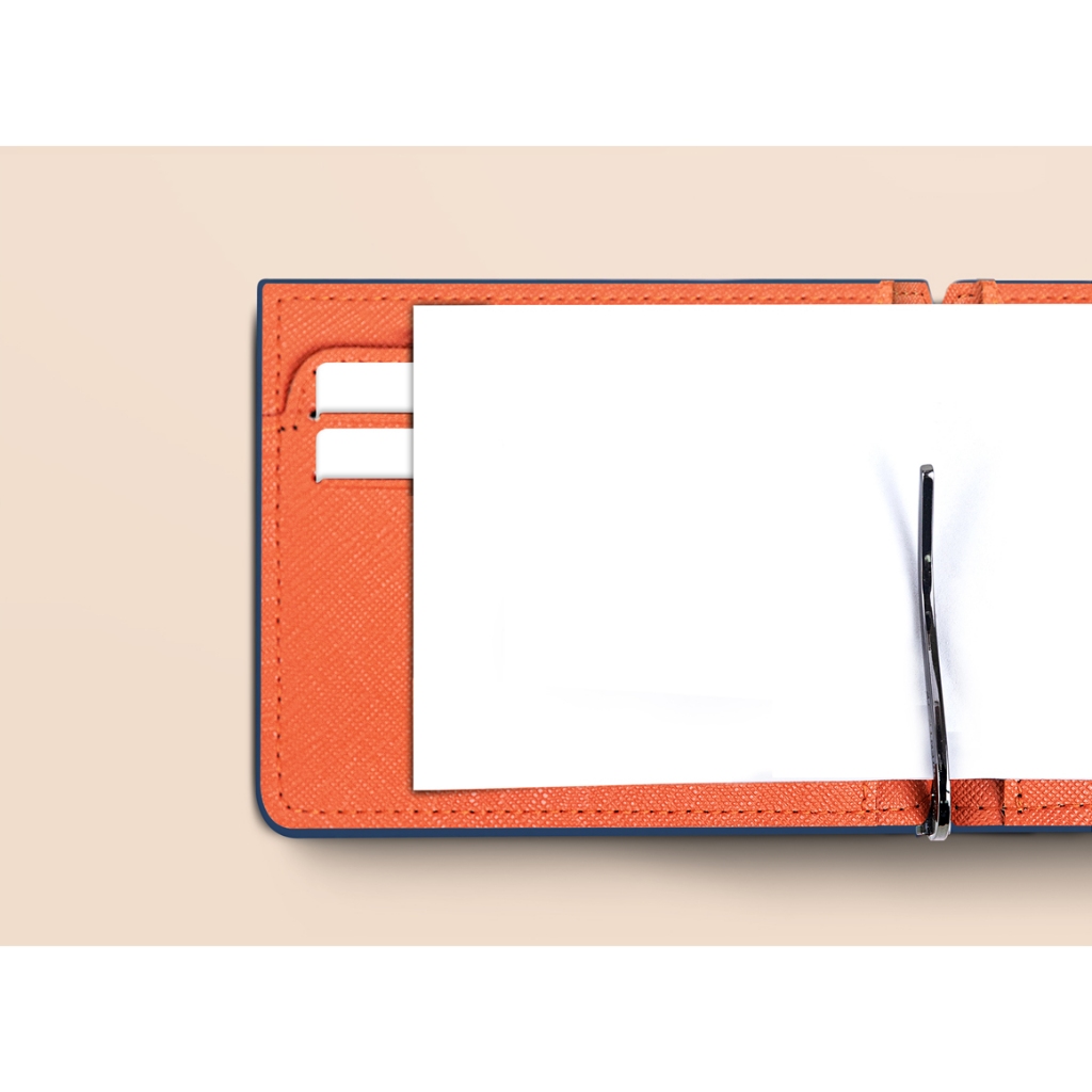 Saffiano Slim Clip Wallet GF Collection
