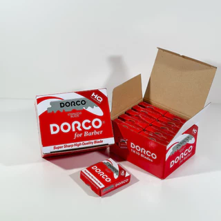 ใบมีดโกน 2 คม DORCO HQ Super Sharp แบบหักครึ่ง 100 ชิ้น