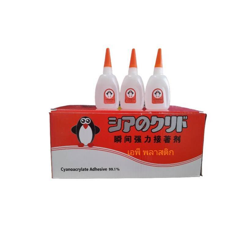 กาวร้อนตรานก TH-35/PN5 กล่องใหญ่ ขนาด50 กรัม 30 หลอด (กล่องส้มใหญ่)