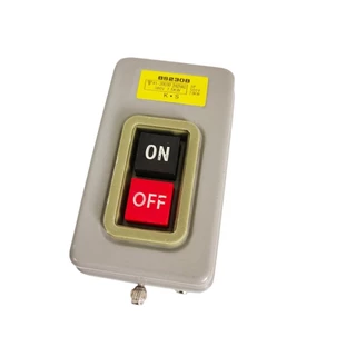 BS-211B /216B /230B POWER PUSH BUTTON SWITCH สวิตช์กดจม กล่องเหล็กแบบติดลอย 3โพ 500V 10A 1.5KW /15A 2.2KW /30A 3.7KW
