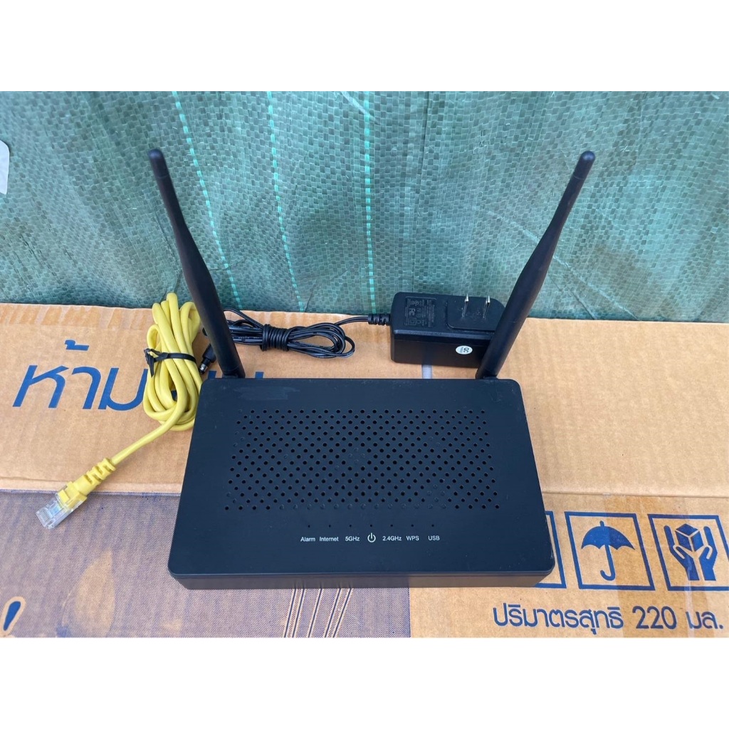 (มือสอง)ZTE ZXHN H198A BLACK Wireless Dual Band Gigabit Router