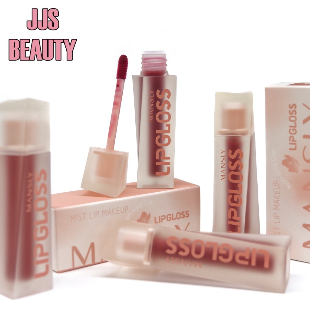 MANSLY Moisture Water Gloss Lip Glaze ลิควิดลิปกลอส เนื้อน้ำ เงางาม ริมฝีปากอวบอิ่ม