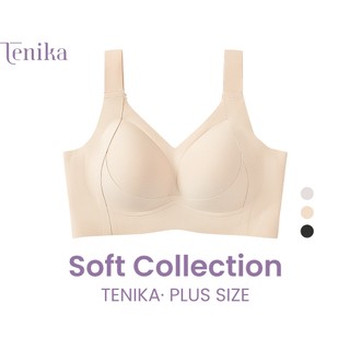 TENIKA บราทรงใหญ่ เจลลี่บรา บราไร้ขอบ เก็บทรงเต็มเต้า ไม่ปลิ้น เก็บข้างได้ดี Bra-018