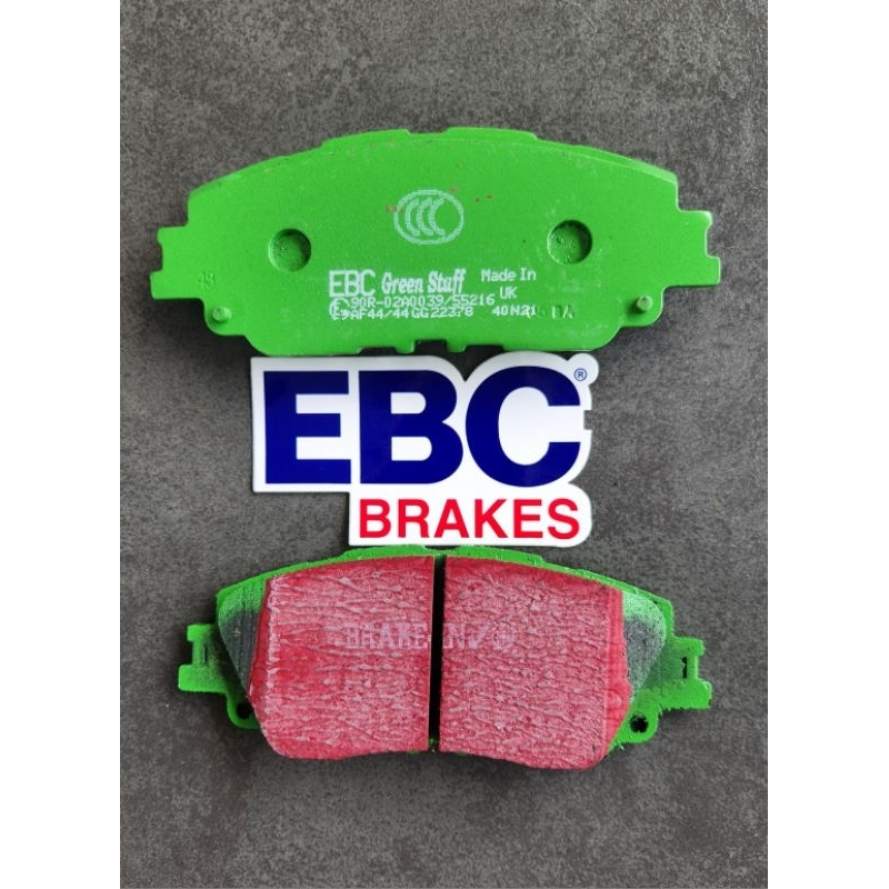 ผ้าเบรค EBC Brakes/ ผ้าหน้า Toyota Camry ACV70, AXV70, CHR ปี 18-20