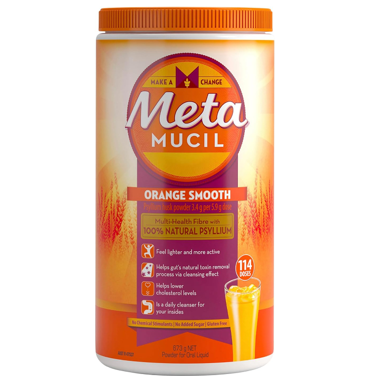 MetaMUCIL Orange Smooth 114 Doses (673g) New and old packaging will be shipped randomly (EXP:2025)