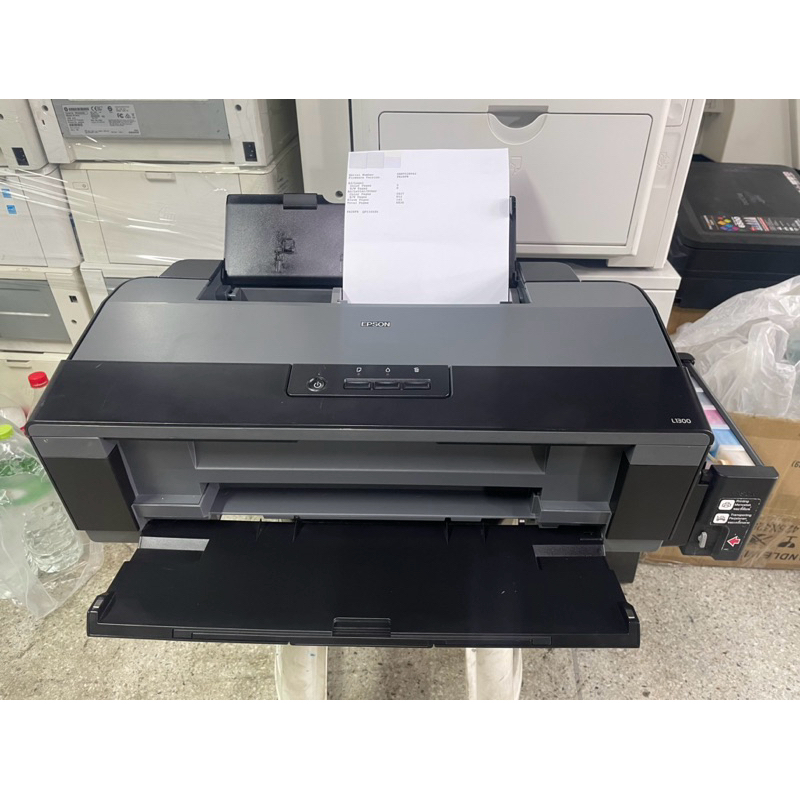 (มือสอง พร้อมใช้) Epson L1300 เครื่องพิมพ์ระบบแท็งค์หมึกแท้ 4 สีขนาด A3+