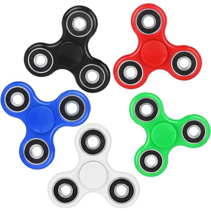 SCIONE Fidget Spinners Toys 5 Pack, Sensory Hand Fidget Pack Bulk, Anxiety Toys Stress Relief Reduce