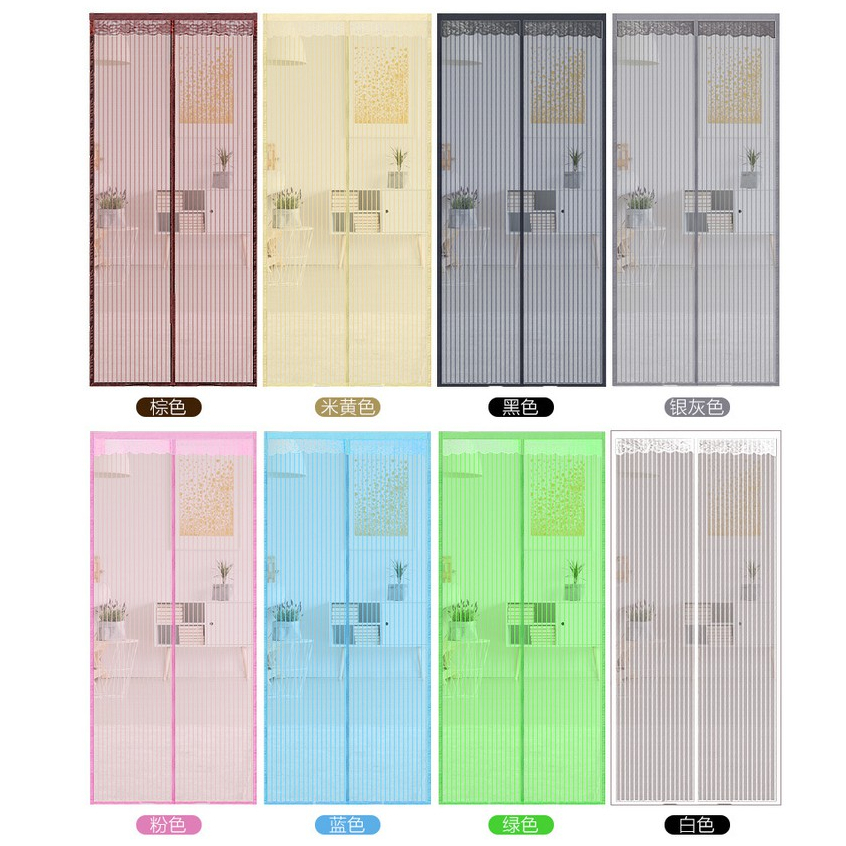 ม่านแม่เหล็กกันยุง ติดประตู มีสินค้าพร้อมจัดส่ง Door แถมฟรี หมุดทองเหลือง พร้อมส่ง!!