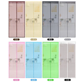 ม่านแม่เหล็กกันยุง ติดประตู มีสินค้าพร้อมจัดส่ง Door แถมฟรี หมุดทองเหลือง พร้อมส่ง!!