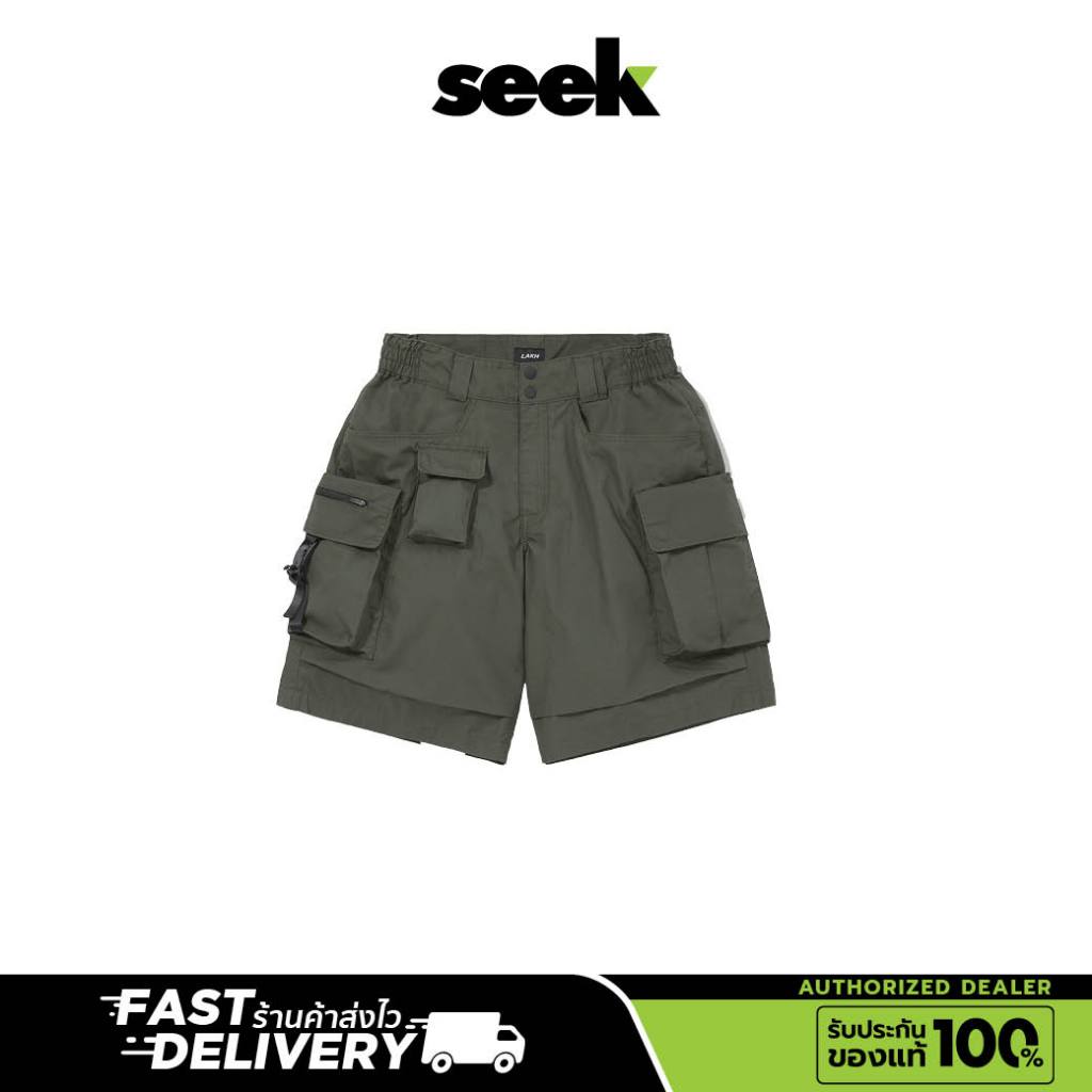 LAKH SUPPLY (พร้อมส่ง) TEN POCKETS CARGO SHORT OLIVE ตัวแทนจำหน่ายอย่างเป็นทางการ  ร้าน SEEK