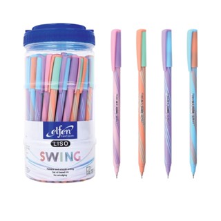 ปากกา เอลเฟ่น Liso SWING สีน้ำเงิน 50ด้าม/กป.
