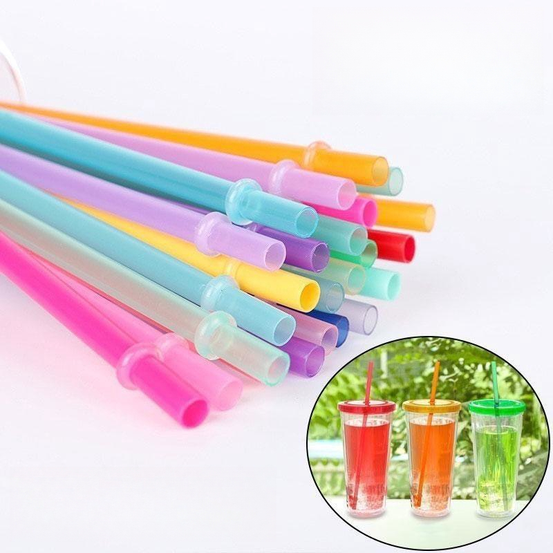 หลอดพลาสติกมีข้อpp ขนาด26cm มี13สีให้เลือกค่ะ