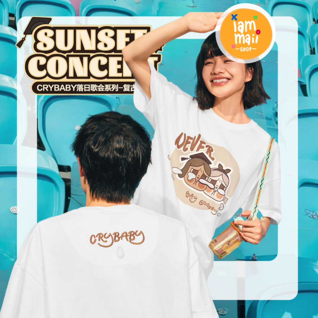 [เสื้อยืด] CRYBABY Sunset Concert Retro T-shirt (เสื้อยืด Crybaby) พร้อมส่ง