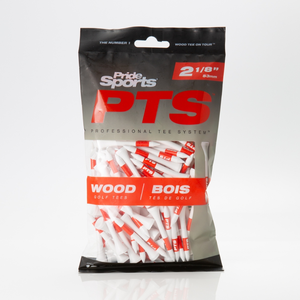 Tees Pride Professional Wood Tees PTS SHOTEE 2-1/8 (120 tee) (ที่ตั้งลูกกอล์ฟ 120 ชิ้น)