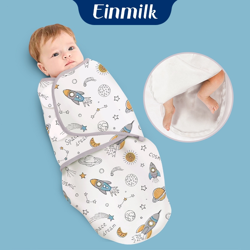 [Einmilk]ถุงนอนเด็กผ้าถักถุงนอนห่อตัว Baby Sleep Sack Knitted Cloth Swadling Sleeping Bagผ้าฝ้าย100%