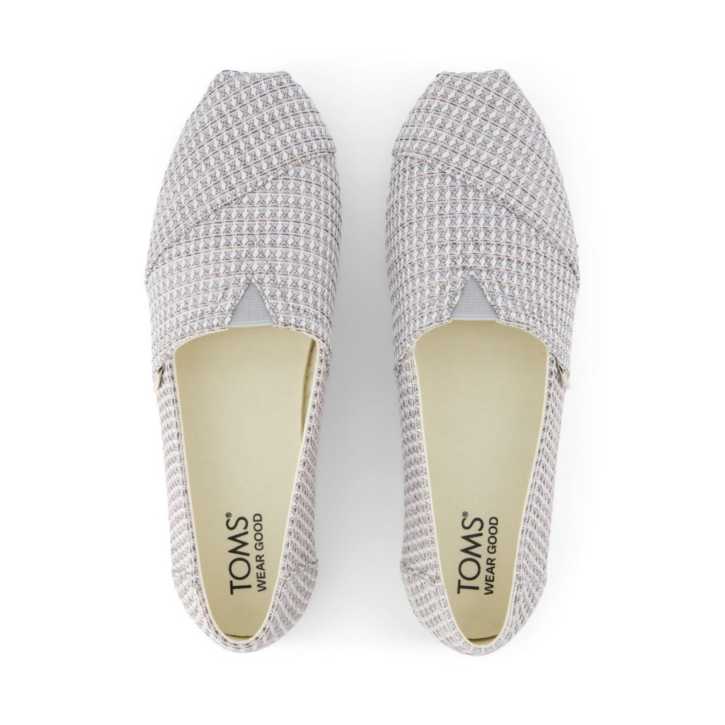TOMS รองเท้าลำลองผู้หญิง สลิปออน รุ่น Alpargata Cloudbound Ultimate Gray Repreve Waffle (CD) รองเท้าลิขสิทธิ์แท้