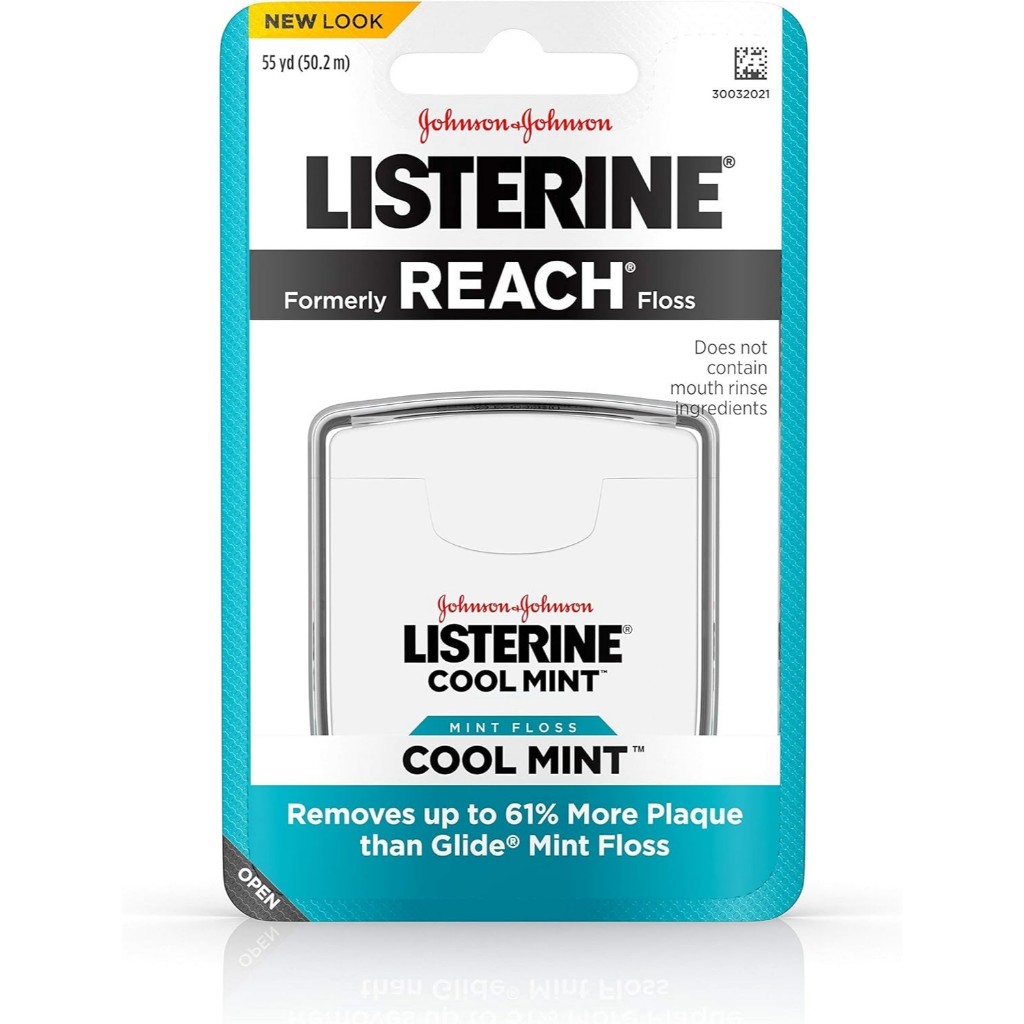ไหมขัดฟัน Listerine Interdental Floss Cool Mint 55 Yards