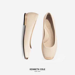 KENNETH COLE x ANNE THONGPRASOM รองเท้าส้นแบนผู้หญิง รุ่น ASTAIRE FLATS EGG SHELL สีครีม ( FLT - KF14077LE-110 )