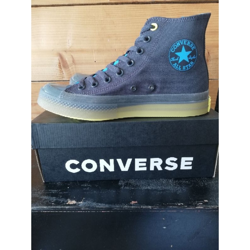 รองเท้าCONVERSE CTAS CX LOGO REMIX HI GREY/BLUEสีเทาดำ