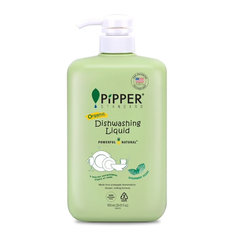 PiPPER Standard พิพเพอร์ สแตนดาร์ด น้ำยาล้างจาน กลิ่นสเปียร์มินต์ Dish Washing Liquid - Spearmint Sc