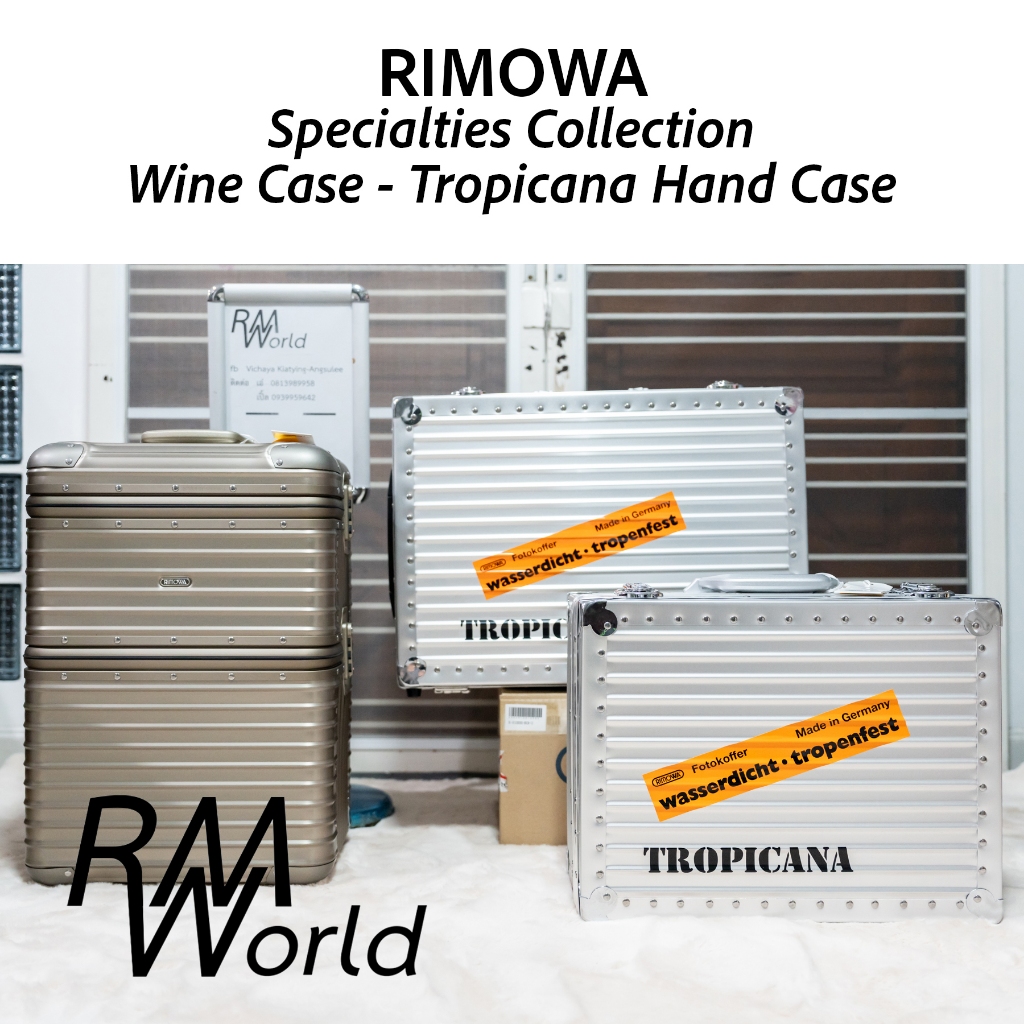 RIMOWA Specialties Collection - WINE Bottle Case - Tropicana Hand Case สำหรับเก็บอุปกรณ์กล้อง