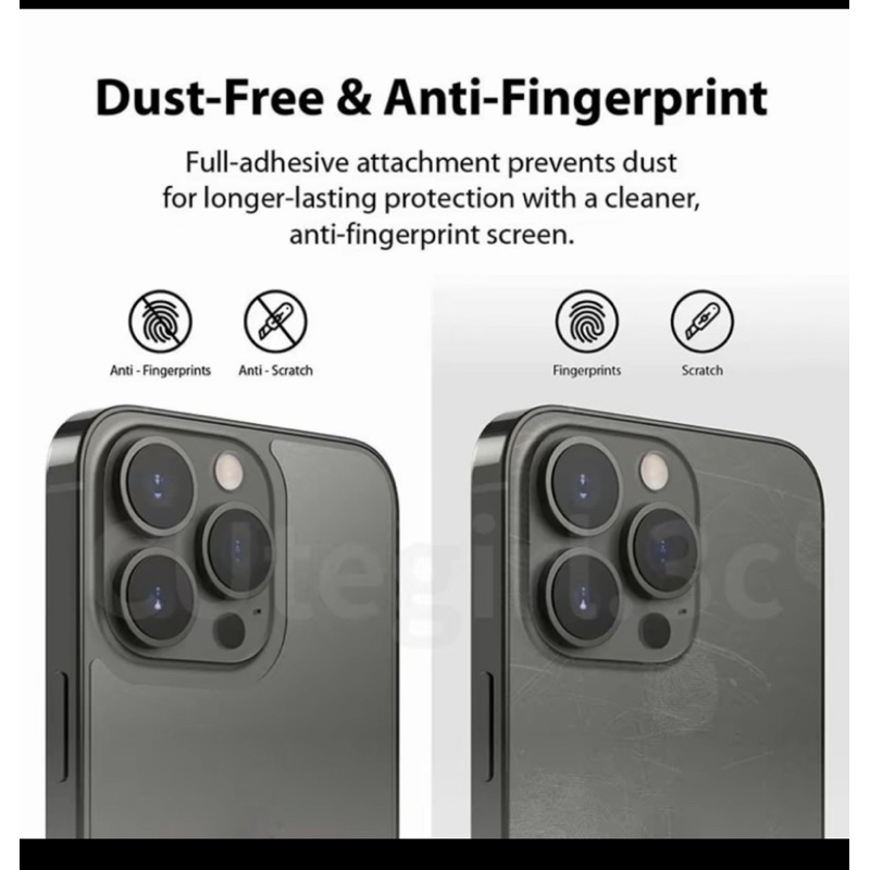 ฟิล์มหลังใสรอบเครื่อง iPhone X -17 promax ทุกซีรีส์  แถมฟรีชุดทำความสะอาด ฟิล์มใสไฮโดรเจลไม่ปิดโลโก้ - รูปที่ 4