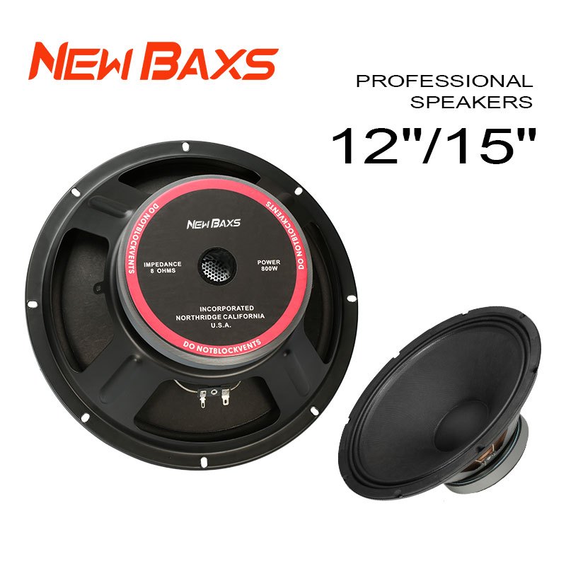 NEW BAXS SR12/SR15 ลำโพง 800W 170 แม่เหล็ก 65 Core ในร่มและกลางแจ้ง STAGE Performance