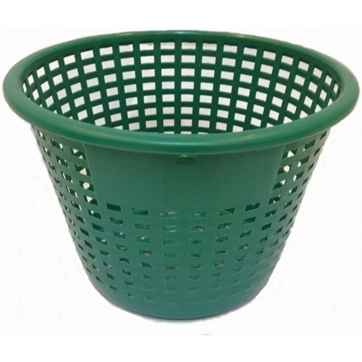 แพ็ค 12 - 60ใบ เข่งกล้วย บรรจุ 15 กิโลกรัม ตะกร้ากลม สีทึบ ขนาด Ø43 x 29.5 cm.