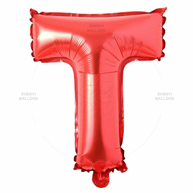 ลูกโป่งตัวอักษร A-Z ขนาด 40นิ้ว สีแดง RED ลูกโป่งกีฬาสี - รูปที่ 4