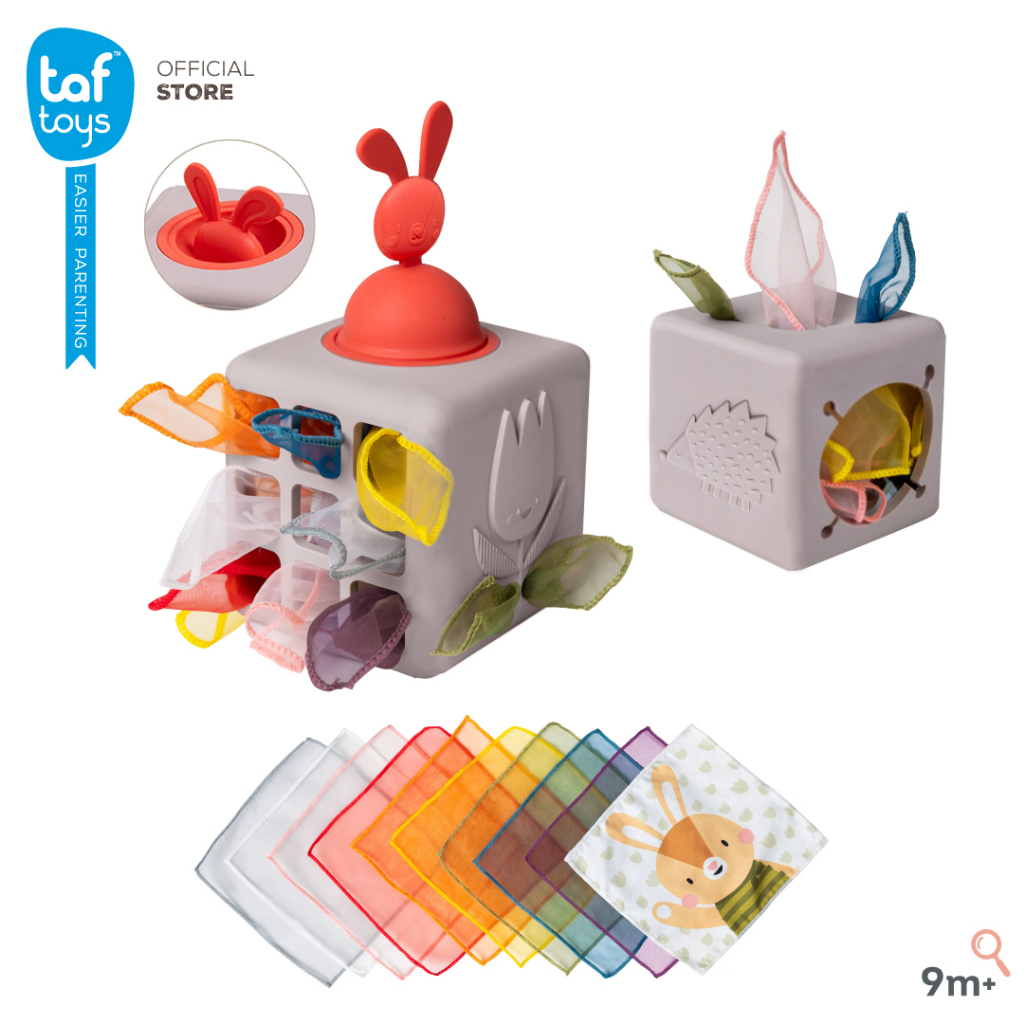 Taf Toys กล่องทิชชู่ป๊อปอัพ Pop Up Tissue Box ของเล่นเสริมพัฒนาการ 12 เดือน ขึ้นไป