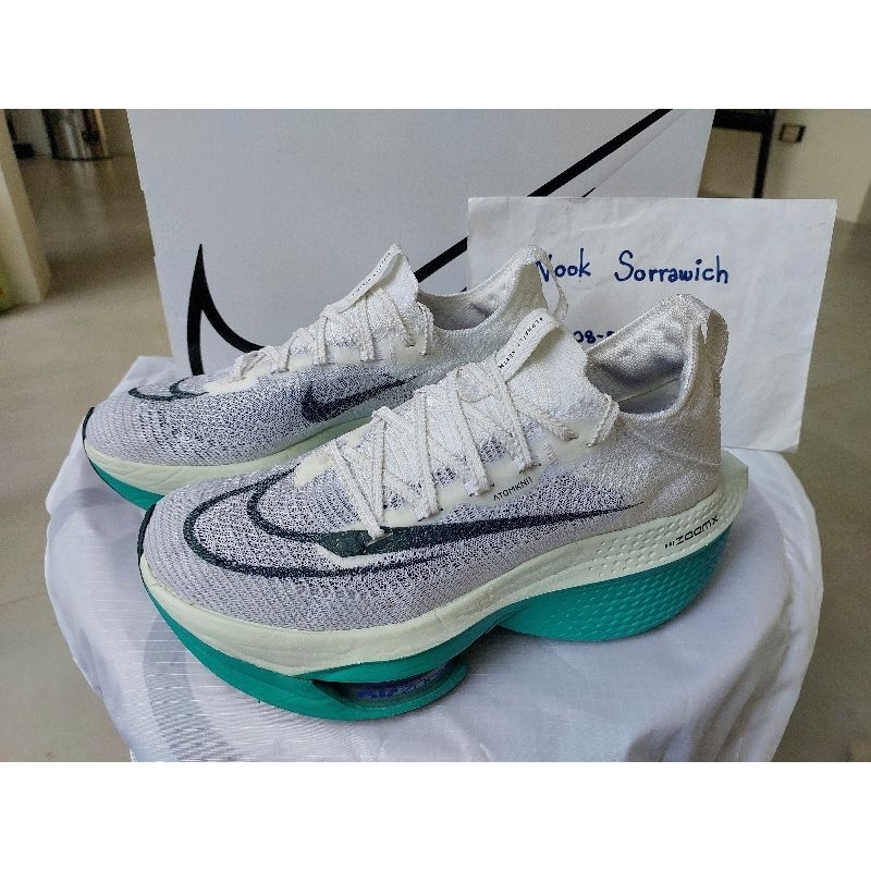 Nike Alphafly Next% 2 w ⚪️🟢 ไซส์ 25.0 cm