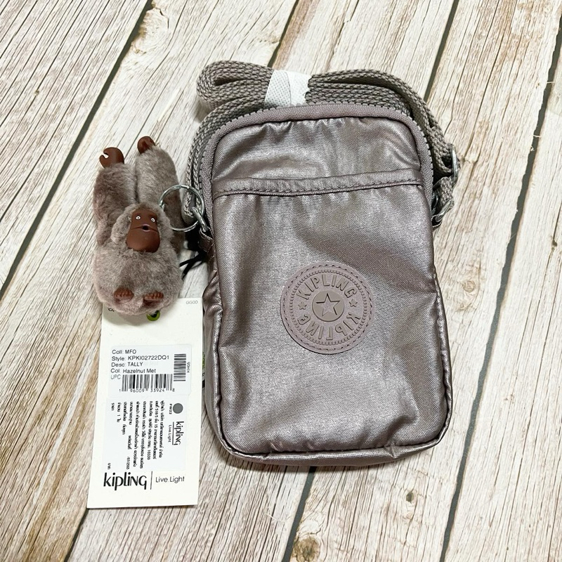 Kipling Tally กระเป๋าสะพายข้าง ทรงยาว ใส่โทรศัพท์ ของแท้ พร้อมส่ง