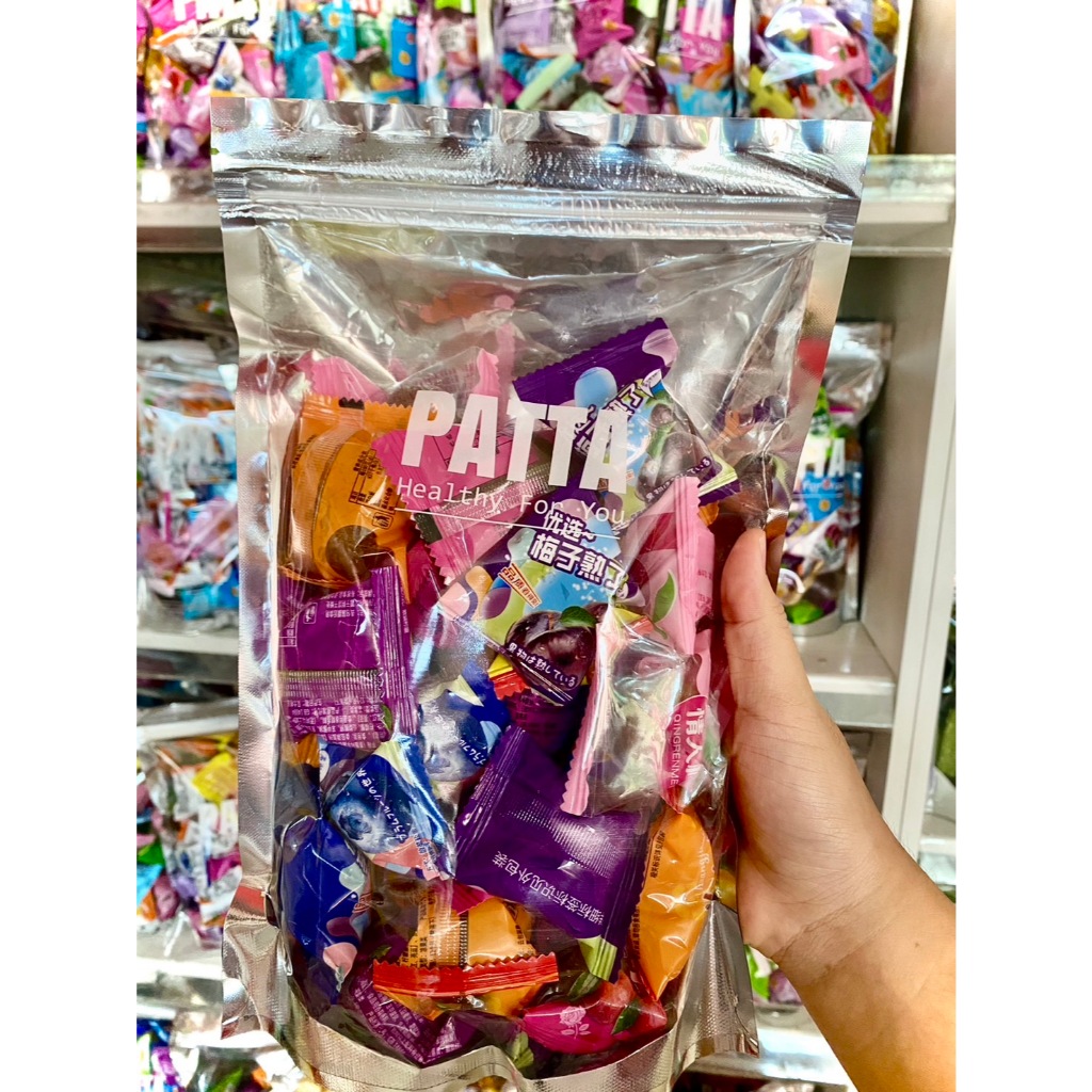 บ๊วยรวมรส 500กรัม ตรา PATTA (รวมคละรส)