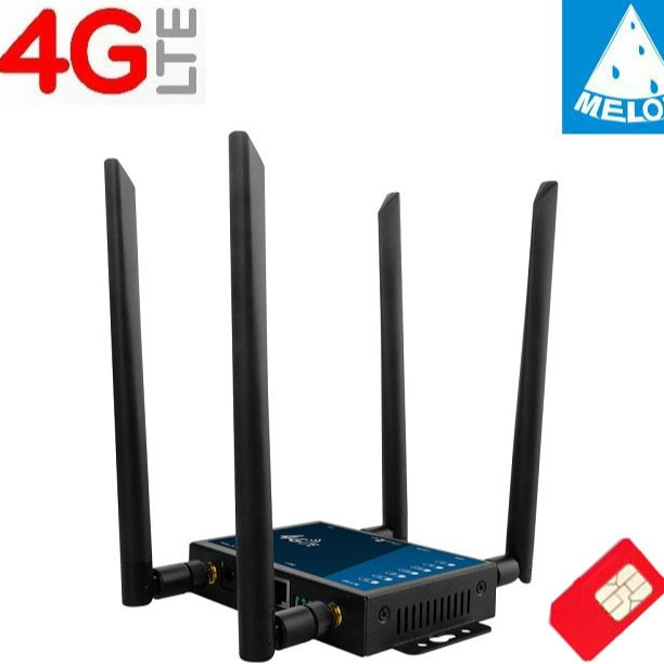 4G Wifi Router 300Mbps Industrial Wifi Router 4 Detachable Antennas SMA Port SIM CARD Slot  No.14072