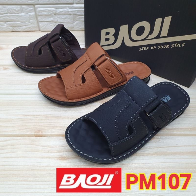 Baoji PM107 รองเท้าบาโอจิ รองเท้าแตะสวมชาย ไซส์ 39-43