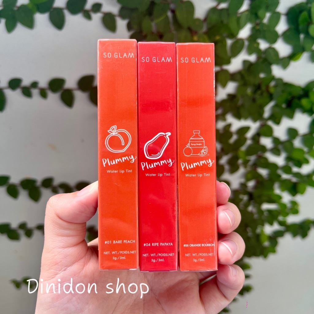 ((dinidon shop)) ลิปทินท์ So Glam Plummy Water Lip Tint 3g.