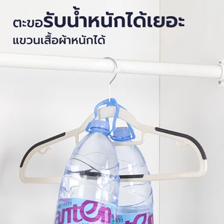 Thejoyful ไม้แขวนเสื้อ ไม้แขวนเสื้อกันลื่น hanger (5/10/20 ชิ้น) กันผ้าลื่น โค้งมน ไม่ทิ้งรอย แข็งแรง ทนทาน